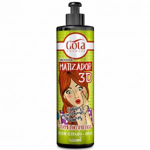 GOTA DOURADA  Matizador 3d Vermelho Intenso 300ml