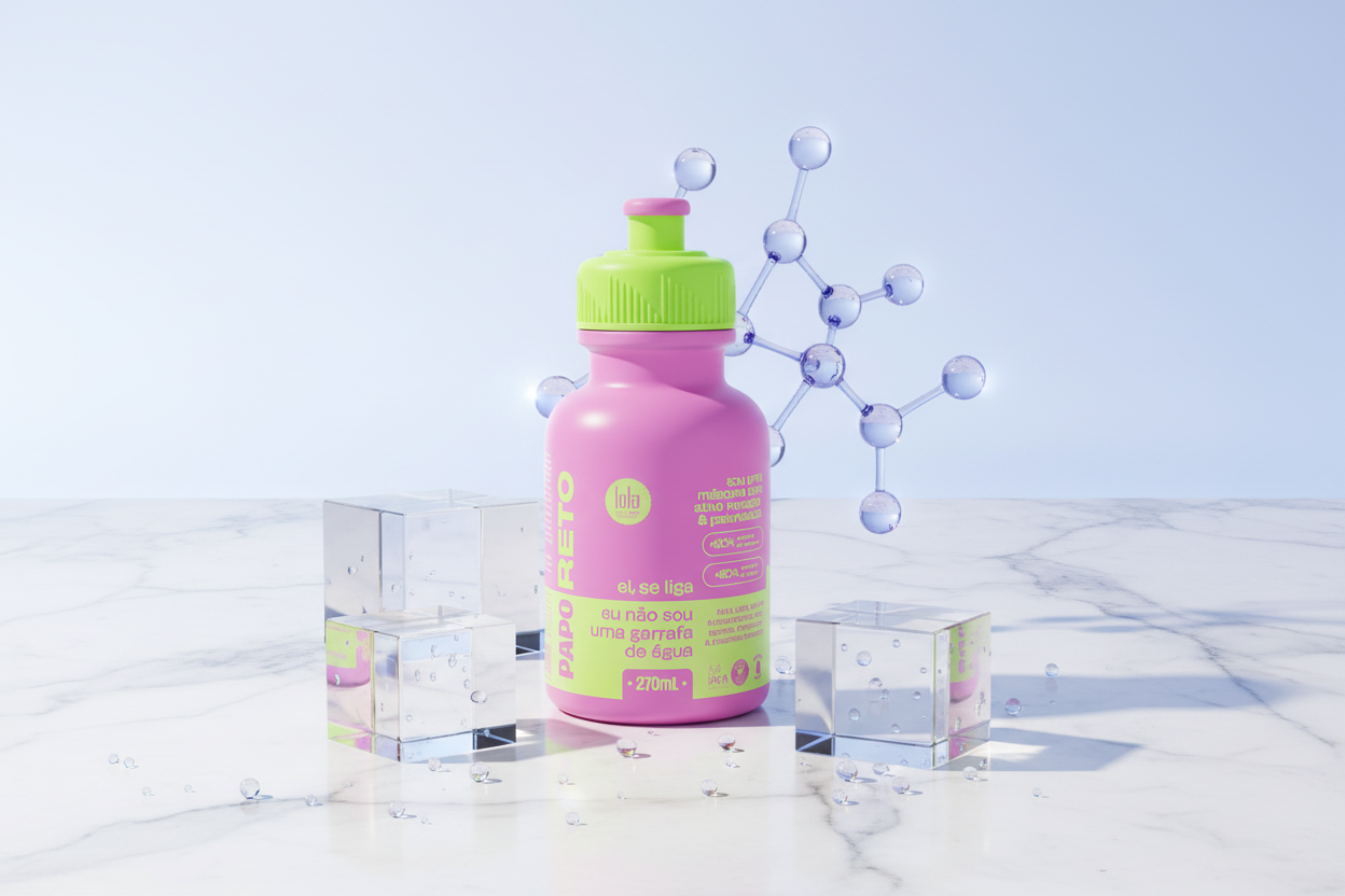 Papo Reto Máscara Fluida Reparação Molecular 270mL