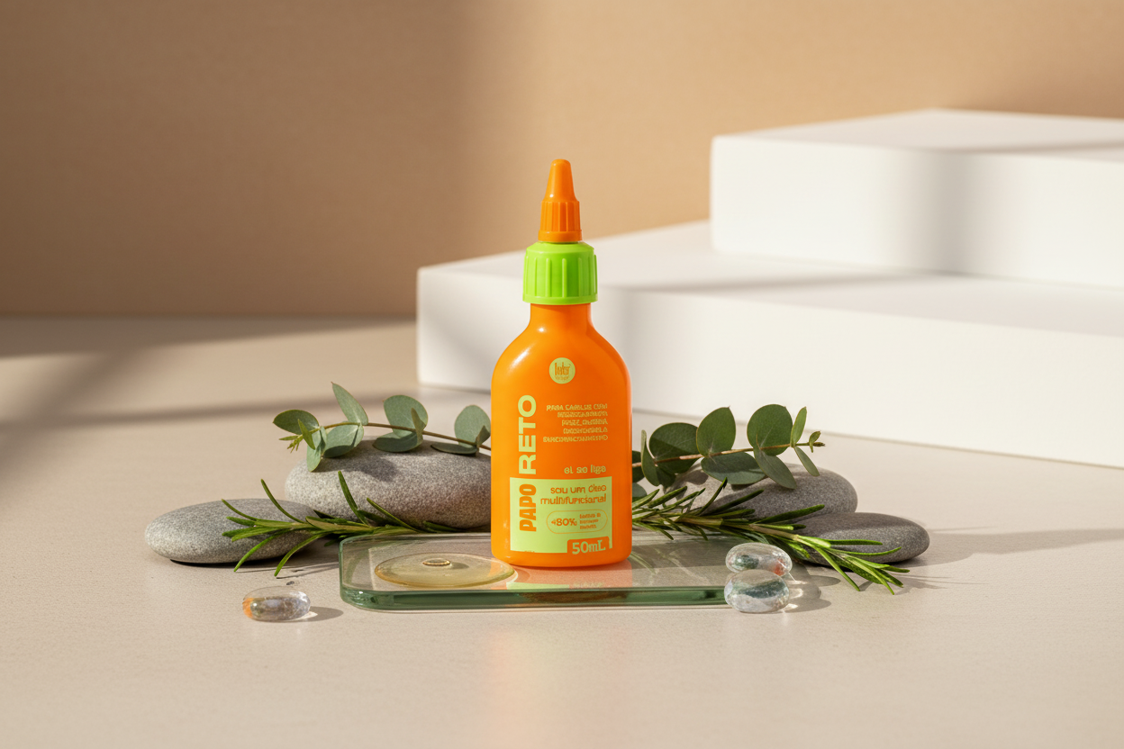 Papo Reto Óleo Multifuncional 50mL