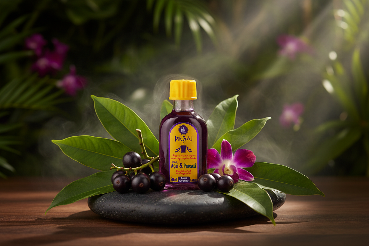 Pinga! Açaí & Pracaxi Oil – Pre and Post Chemical Treatment – New Size! 50 mL