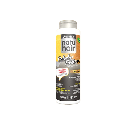 NatuHair Shampoo Cabelo Forte 500 ml